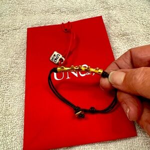 UNO de 50 Gold and Black Bracelet